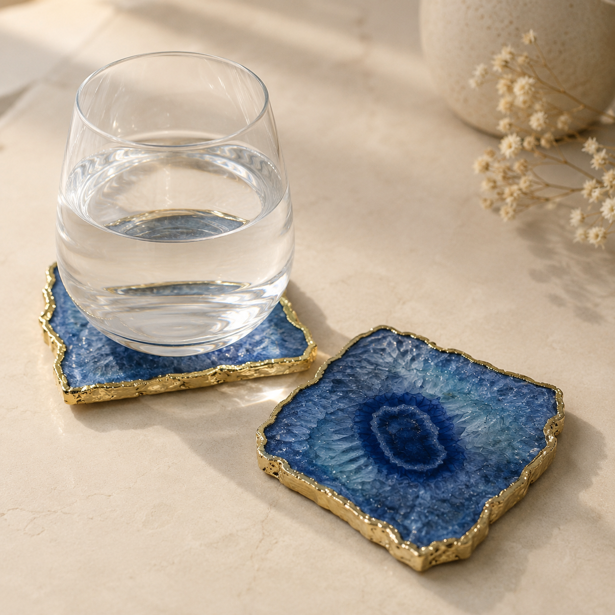 Indigo Blue Coaster Set
