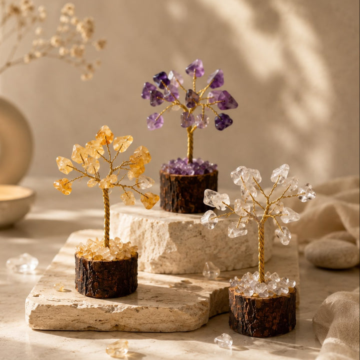 Tree of Life collection and gemstone home decor
