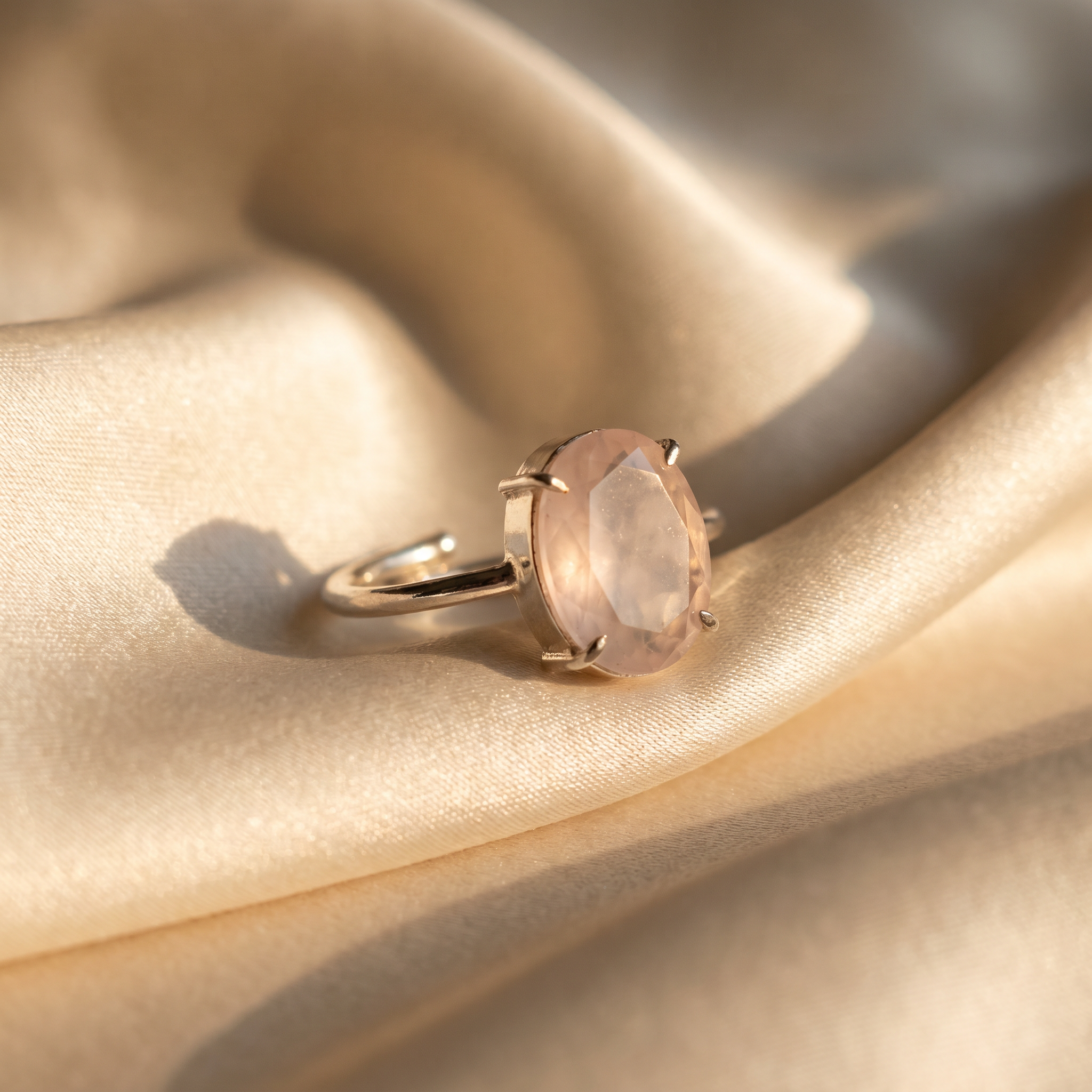 Rose Quartz Ring