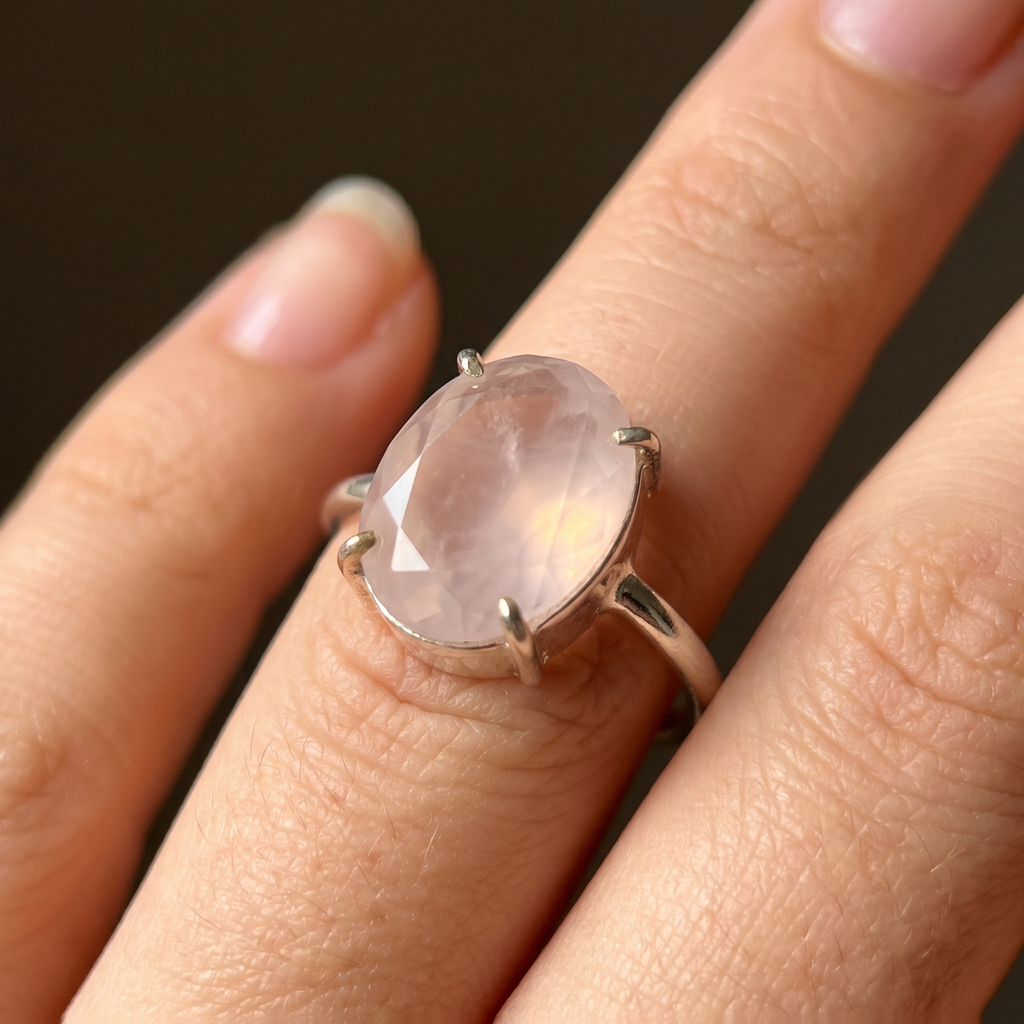 Rose Quartz Ring