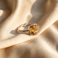 Yellow Citrine Ring