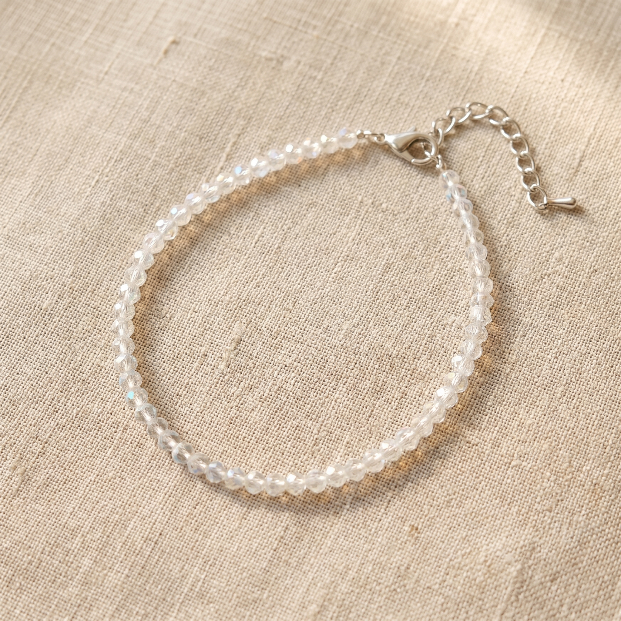 Clear Quartz Anklet