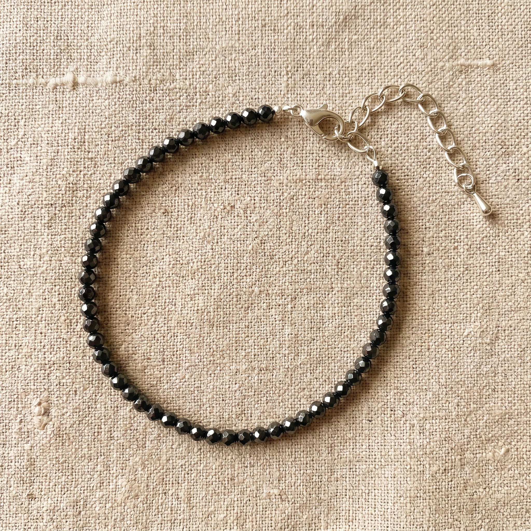 Hematite Anklet