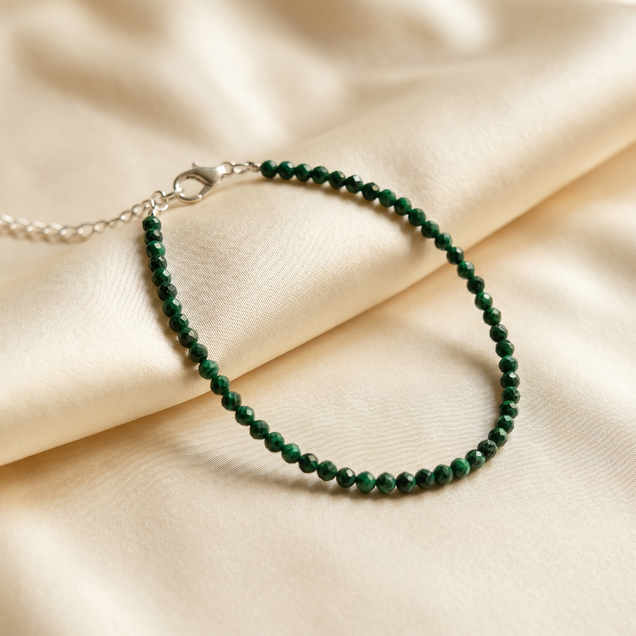 Malachite Anklet