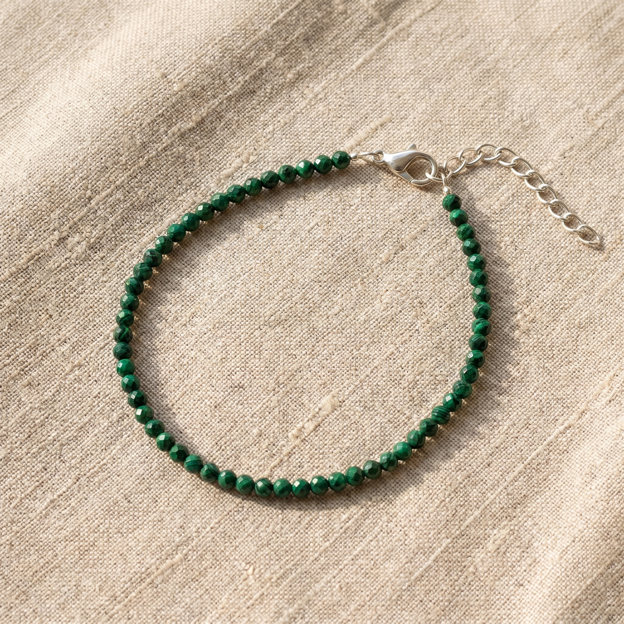 Malachite Anklet