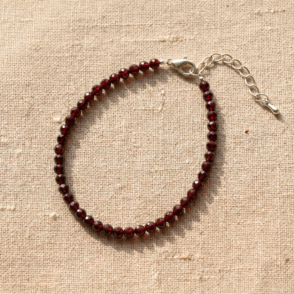 Garnet Anklet