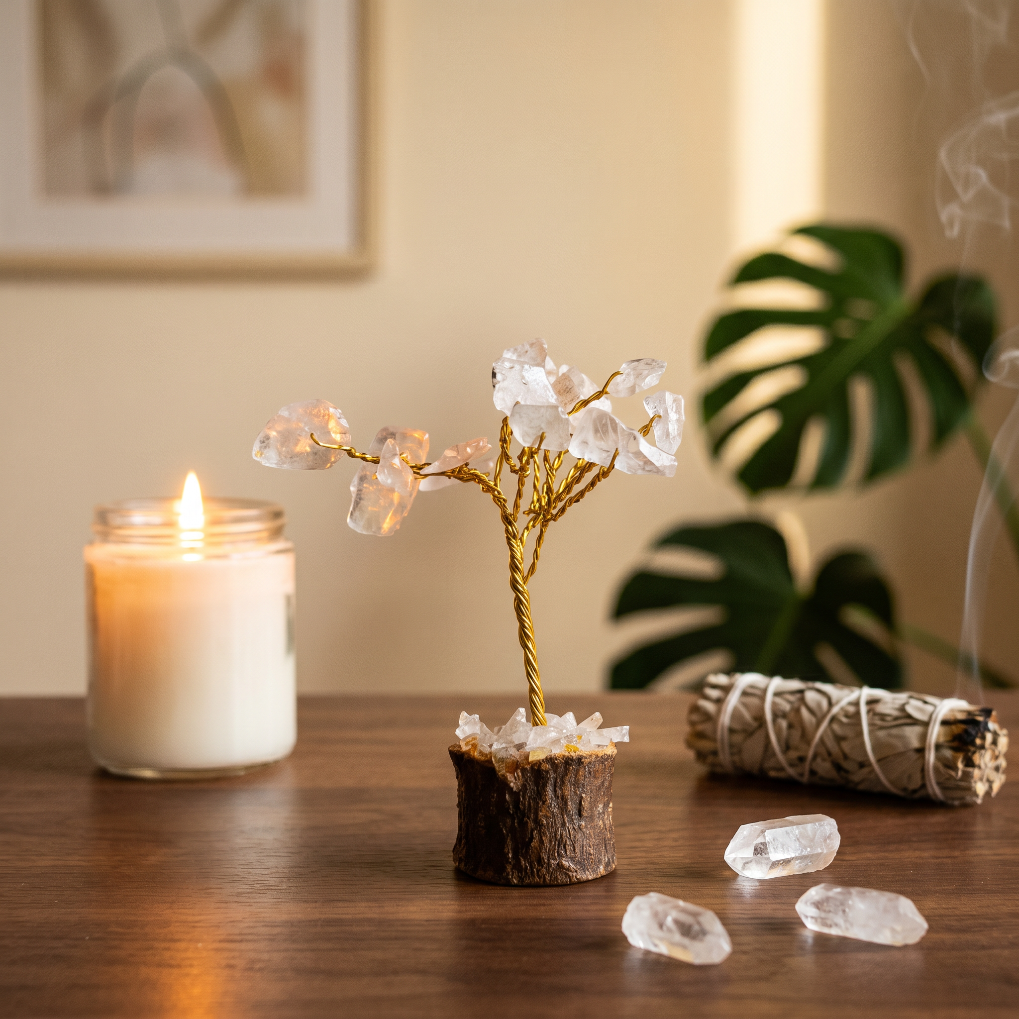 Clear Quartz Tree