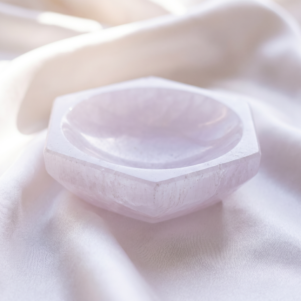 Hexagon Selenite Bowl