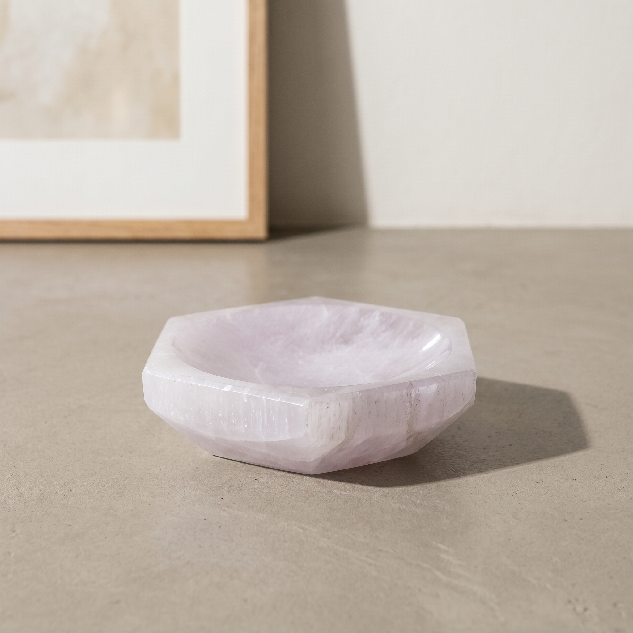 Hexagon Selenite Bowl