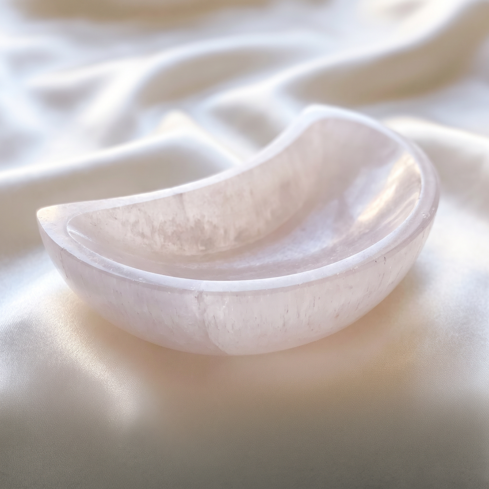 Moon Selenite Bowl