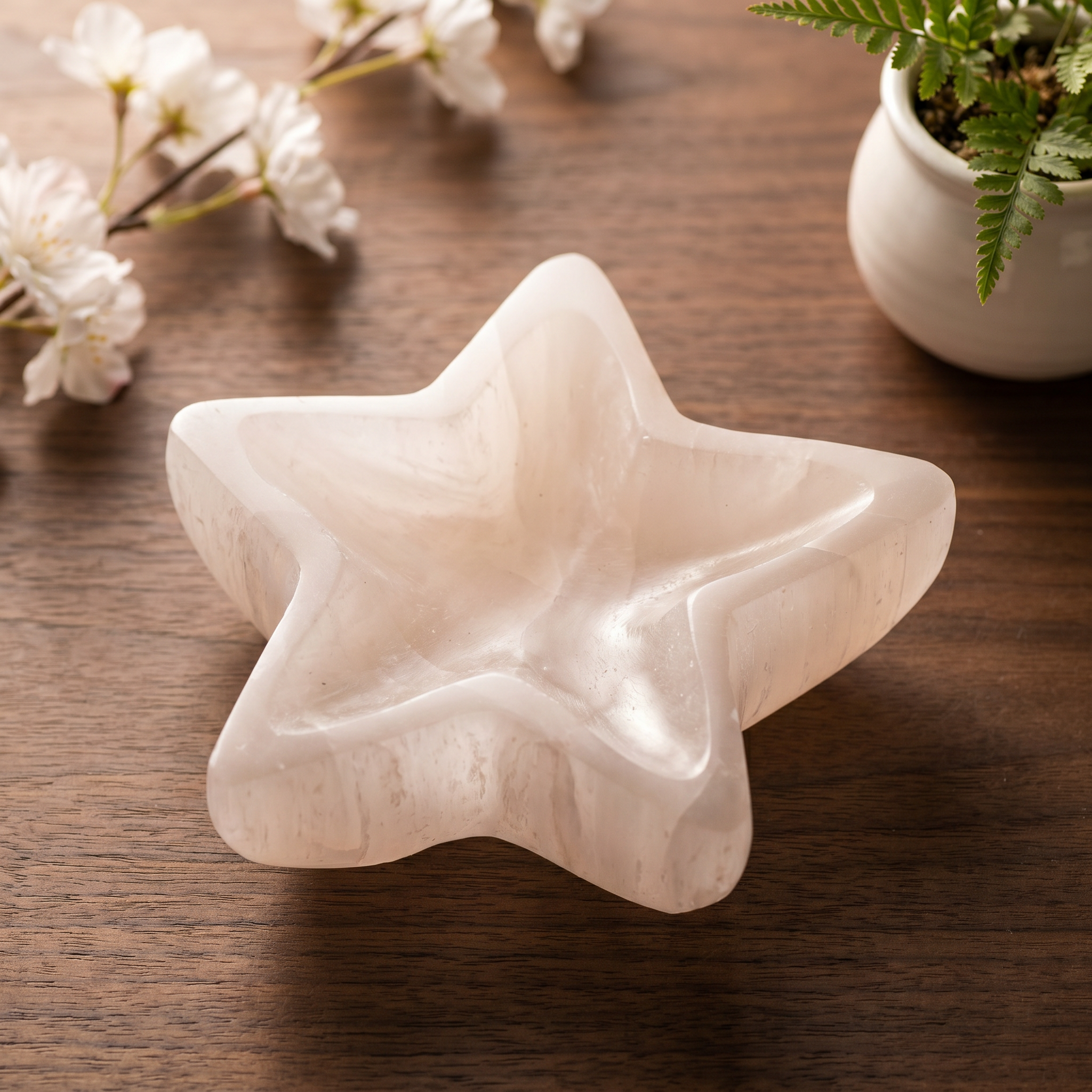 Star Selenite Bowl