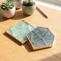 Green Aventurine Coaster Set