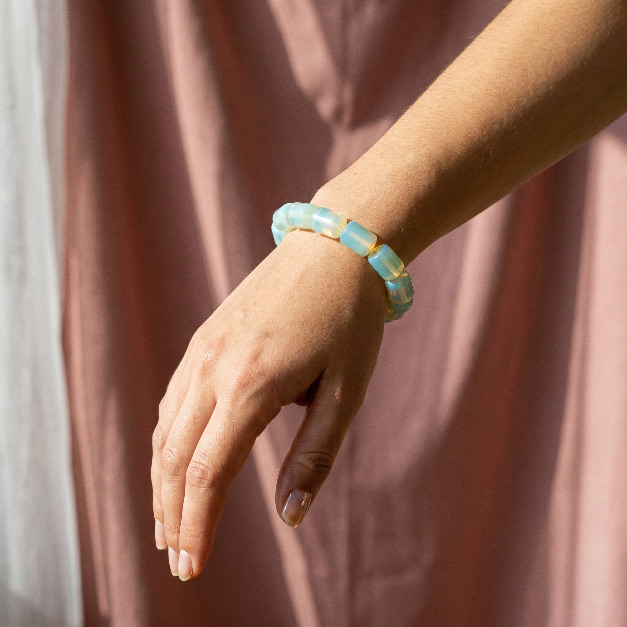 Opal Barrel Bracelet