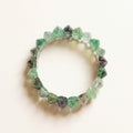 Chip Stone Stretch Fluorite Bracelet