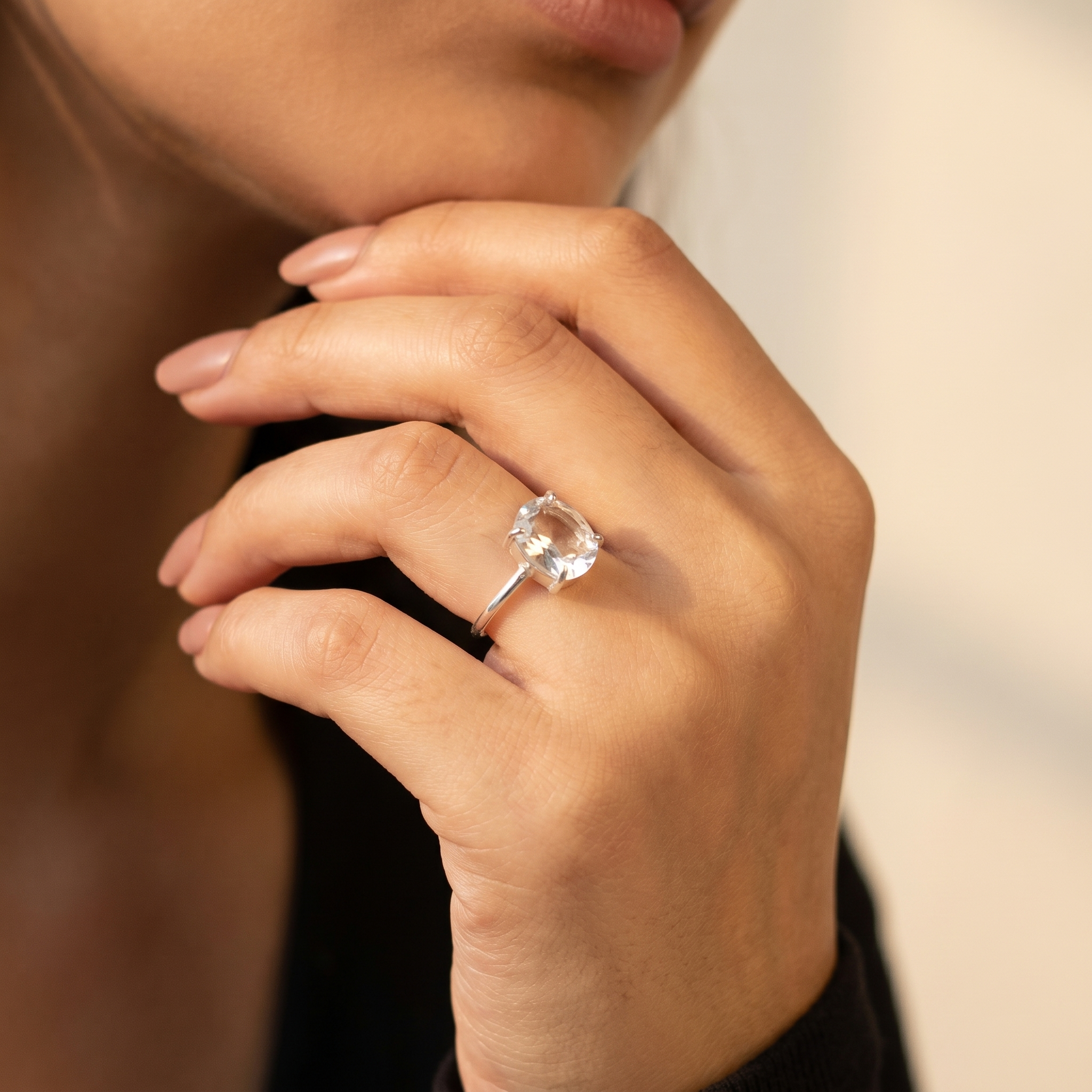 Clear Quartz Ring