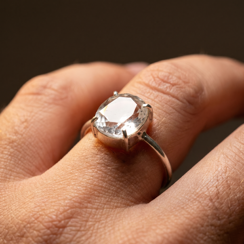 Clear Quartz Ring