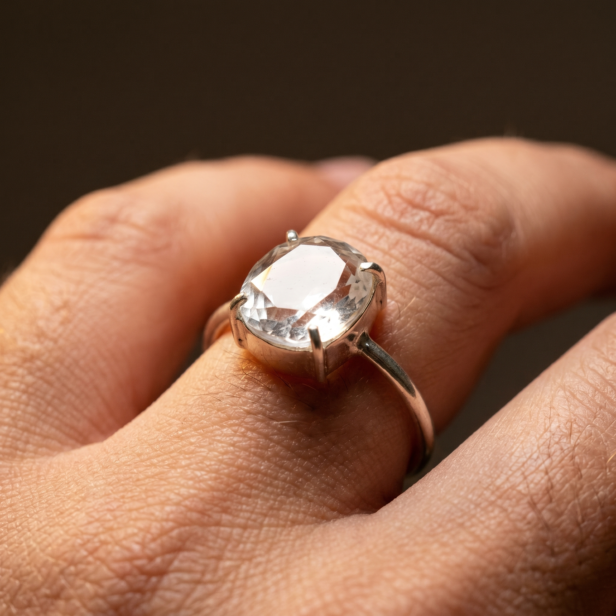 Clear Quartz Ring