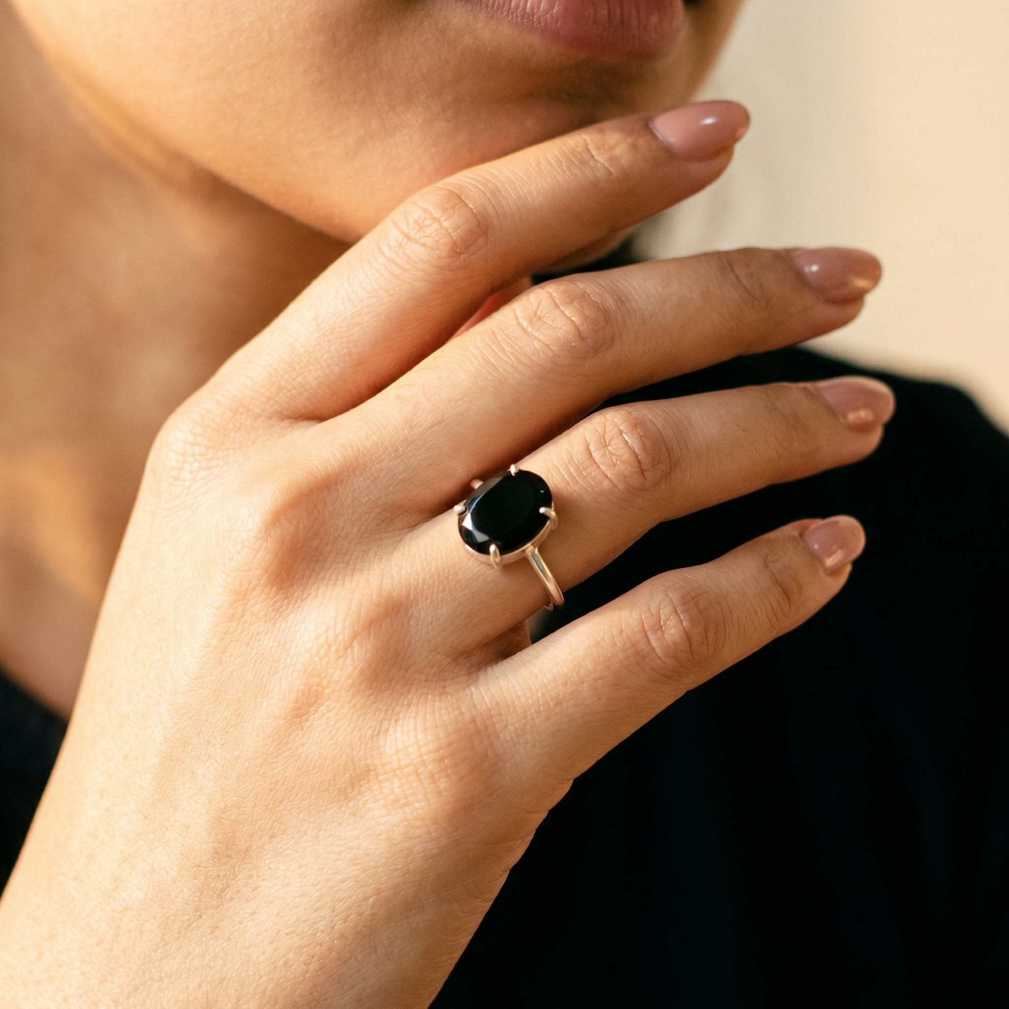 Black Tourmaline RIng