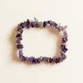 Amethyst Chip Stone Bracelet