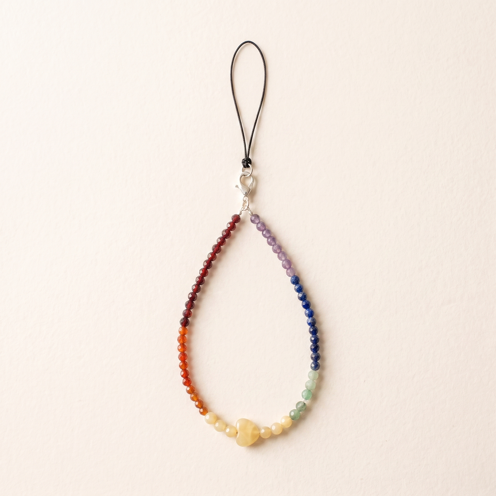 Multi-Stone Phone Charm