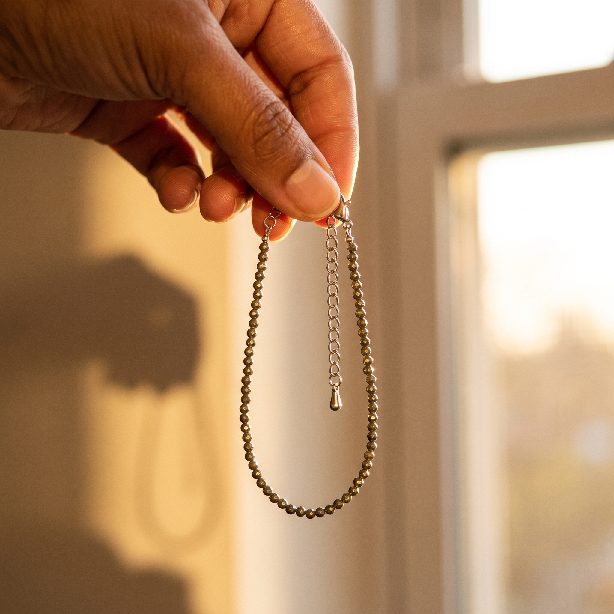 Pyrite Anklet