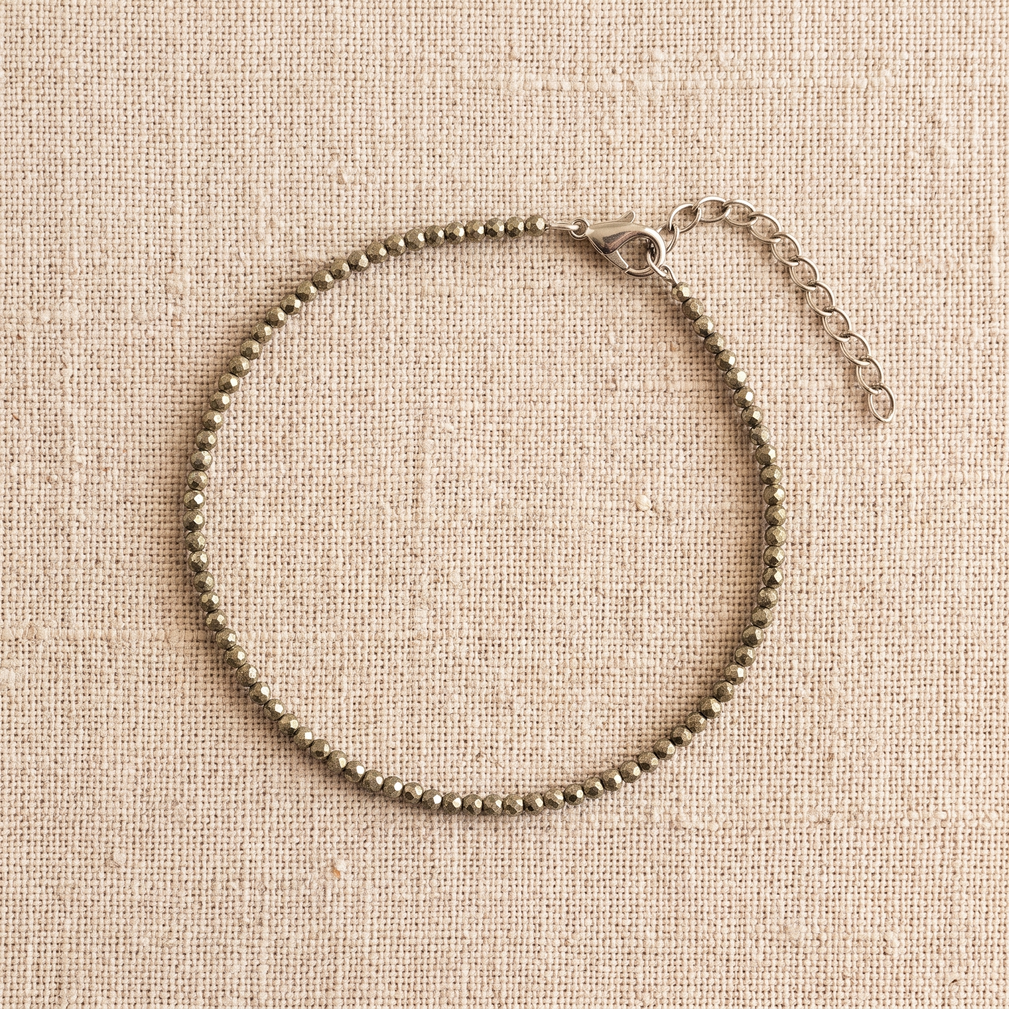 Pyrite Anklet