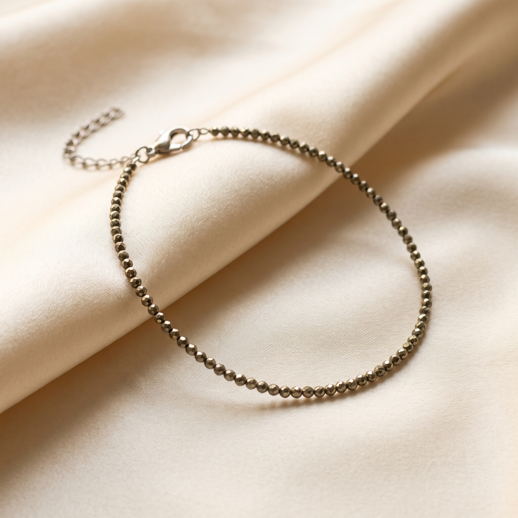 Pyrite Anklet